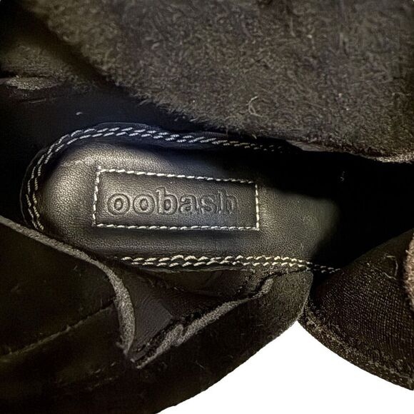 OOBASH Isabel Wine Wedge Bootie Boot Side Zip Leather Size 6 New Without Box - Picture 10 of 11